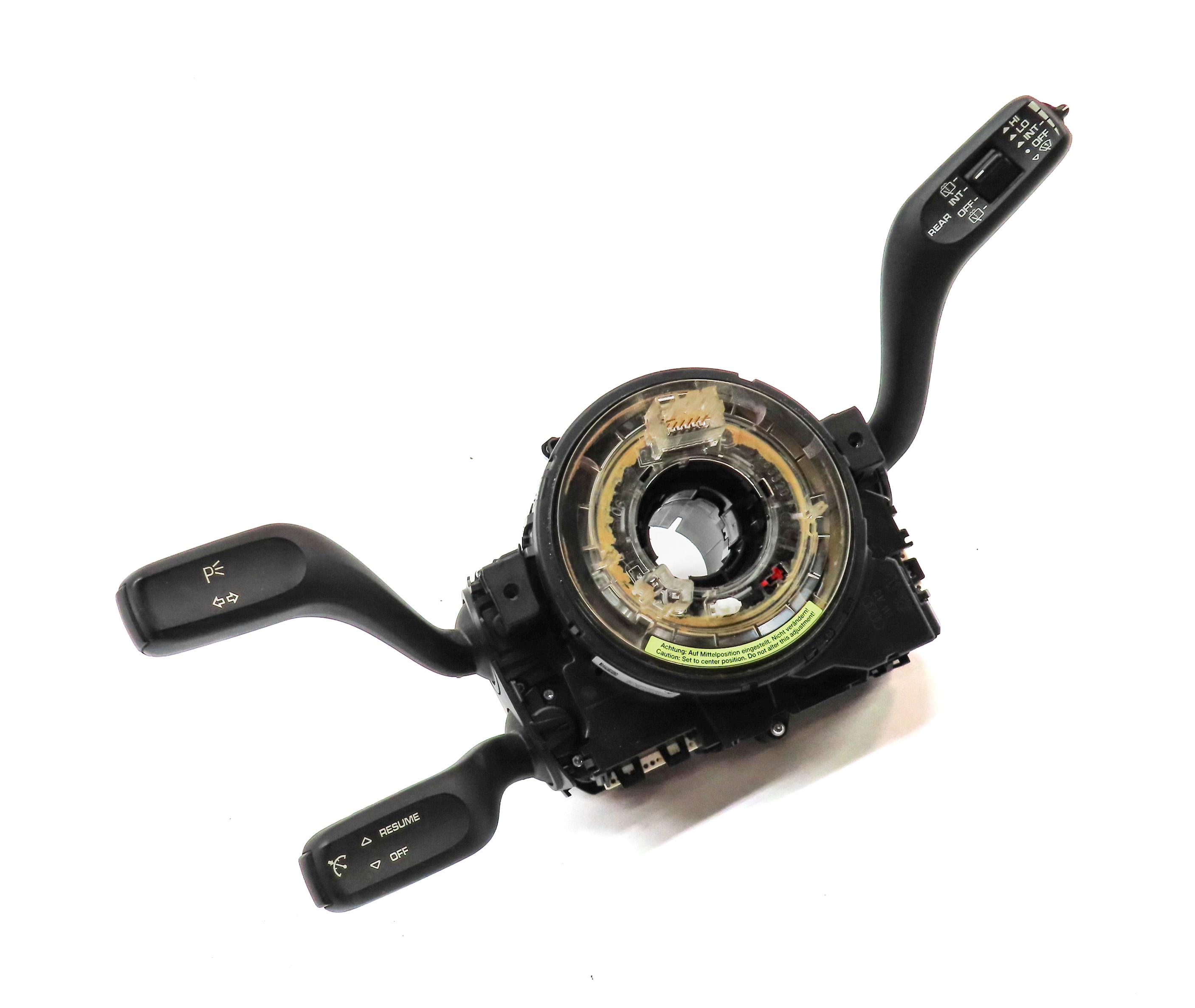 11-16 PORSCHE CAYENNE BLINKER WIPER CRUISE COMBINATION SWITCH w/ VOICE & PADDLE — exact item pictured